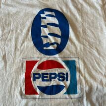 メイヨースプルース MAYO SPRUCE ペプシコーラ PEPSI COLA ビンテージ 60s 70s ロゴ プリント 半袖Tシャツ M 38-40 USA製 企業 白 ホワイト_画像3