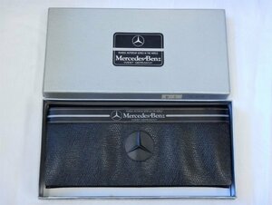 5664 未使用保管品☆ 希少 メルセデス ベンツ 長財布 お札入れ 新券用 Mercedes Benz