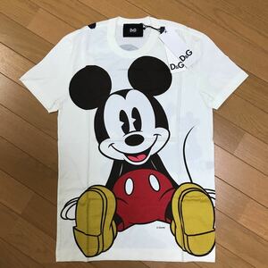 D &amp; G Dolce &amp; Gabbana Mickey Mouse Collaboration с коротким рукавом T -For