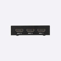 HDMI切替器 3ポートタイプ 4K60Hz(18Gbps)/HDCP2.2対応 放熱効率の良いメタル筐体を採用 専用ACアダプター付属: DH-SW4KP31BK_画像4