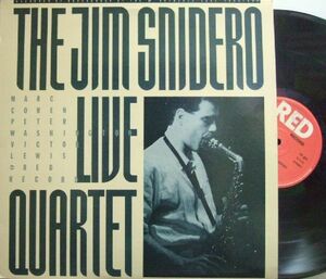 ３枚で送料無料【伊Red】Jim Snidero/Live (Marc Cohen, Peter Washington, Victor Lewis)