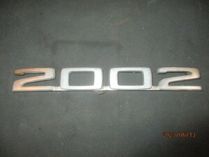 #BMW E10 2002 emblem used 1974-1976 18268412 parts taking equipped Mark trunk rear emblem badge emblem#