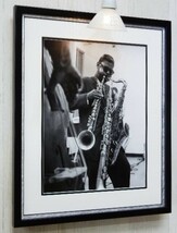 ローランド・カーク/初レコーディング・アートピクチャー/1960/額装品/ジャズ/Framed Roland Kirk/クール/お店のディスプレイ/壁飾り_画像4