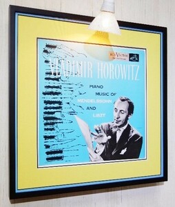 ウクライナ ピアニスト/アンディ・ウォーホル アート/LPジャケ ポスター額装/ウラディミール・ホロヴィッツ/Andy Warhol/Horowitz/Ukraine