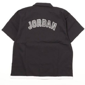 ナイキ XL ジョーダン スポーツ DNA ストレッチウーブン スナップボタン シャツ 定価8580円 ブラック 半袖 JORDANの画像9