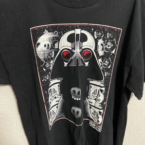 タグなし　スターウォーズTシャツ　黒　00s コラボTシャツ