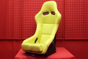 * full bucket seat unused goods! professional racer! circuit running! yellow! yellow color!*jseat