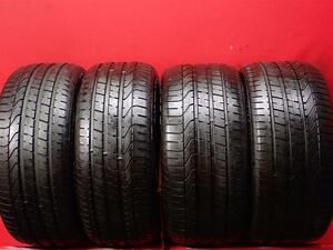 タイヤ4本 《 ピレリ 》 P-ZERO [ 245/40R18 97Y , 265/35R18 97Y ] 9.5/9分山★ n18 Eクラス セダン クラウン アスリート フェアレディZ