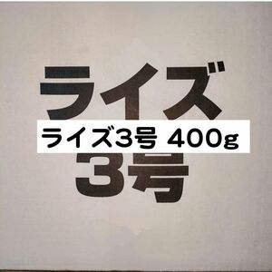 日清丸紅飼料 ライズ3号 400g メダカ 熱帯魚 金魚 グッピー ※送料無料※