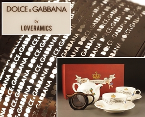 [ thousand .]DOLCE&GABBANA LOVERAMICS Dolce & Gabbana tea set 2018 g65* Zaimei / also box / Western-style tableware /100010978