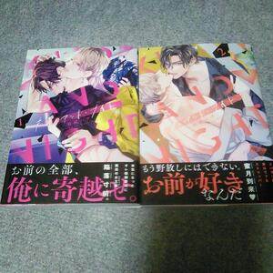 【2冊セット】おまけ4種付☆キス・アンド・ナイト 1巻 2巻☆羽純ハナ