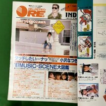 【 ピンナップ、アイロンプリント付き 】 ORE DELUXEマガジン オーレ 講談社 1987年 昭和62年6月1日発行 6月号 五十嵐いづみ 大西結花_画像5