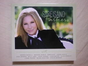 2枚組仕様 『Barbra Streisand/Partners(2014)』(COLUMBIA 88875014162,EU盤,Babyface,Billy Joel,Michael Buble,Stevie Wonder)