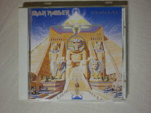 『Iron Maiden/Powerslave(1984)』(1990年発売,TOCP-6341,廃盤,国内盤,歌詞対訳付,2 Minutes To Midnight,Aces High,NWOBHM)