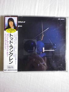 税表記無し帯 『Todd Rundgren/Runt～The Ballad Of Todd Rundgren(1971)』(1988年発売,VDP-28015,2nd,廃盤,国内盤帯付,歌詞対訳付)