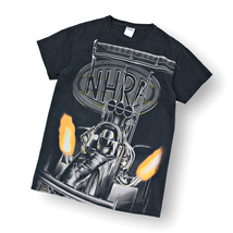 ★GILDAN NHRA ホットロッド ドラッグカーレース 半袖Tシャツ Sサイズ ブラック アメ車_画像1