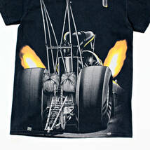 ★GILDAN NHRA ホットロッド ドラッグカーレース 半袖Tシャツ Sサイズ ブラック アメ車_画像4