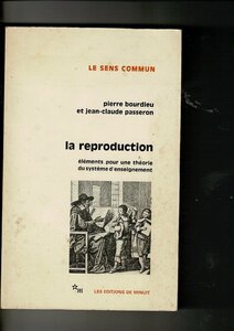 RXBLG23MI「La reproduction」ペーパーバック 1970/3/1 フランス語版 Pierre Bourdieu J C Passeron (著)