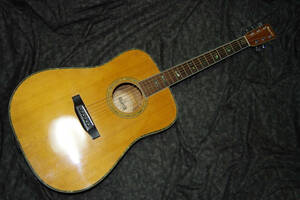 # free shipping! # MORRIS Morris is ka Ran dado red Note acoustic guitar [ W-40 ]