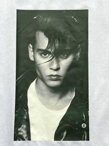 【未使用品】 Johnny Depp　ジョニー・デップ　Tシャツ　白　ホワイト ジョニデ　美品 L