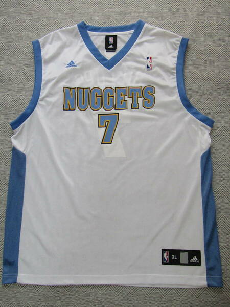 【希少】 NBA NUGGETS チャウンシー・ビラップス ★ デンバー・ナゲッツ adidas アディダス ユニフォーム ジャージ バスケ シャツ　XL