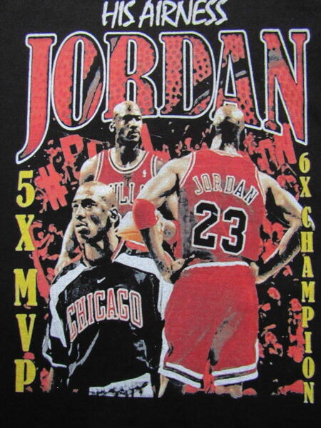 【未使用品】 NBA JORDAN ＃23 BULLS シカゴ・ブルズ Tシャツ ユニフォーム　XL　黒　ブラック