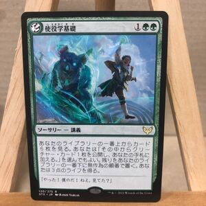 MTG《使役学基礎/Basic Conjuration》[STX] 緑R 日本語 ストリクスヘイヴン：魔法学院