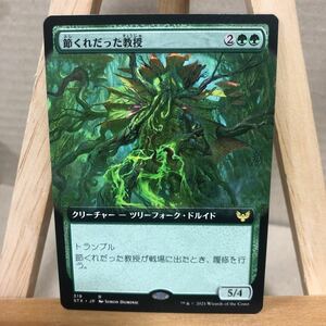 MTG ■拡張アート■《節くれだった教授/Gnarled Professor》[STX-BF] 緑R 日本語版 ストリクスヘイヴン：魔法学院