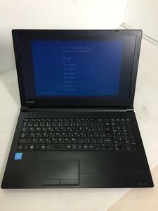 即決☆[リカバリ済］TOSHIBA/東芝 dynabook B25/31BB PB25-31BSKB ノートPC Celeron 3215U 1.70GHz 4GB/500GB【現状渡し】