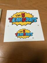 ティアドロップス THE5 TEARDROPS デビューシングル ステッカー付 ロカビリー サイコビリー_画像4