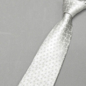  запад . тканый формальный галстук серебряный украшение стальной лист способ шелк 100% сделано в Японии . оборудование свадьба *... почтовая доставка возможно nj24-SV