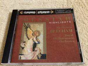 a 輸入盤 ヘンデル:《メサイア》ハイライト Handel*, Sir Thomas Beecham, Bart, C.H.* Messiah Highlights 09026-68159-2