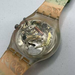 【SWATCH】腕時計 中古品 ジャンク 部品取り用 わけあり 不動 19-3の画像5