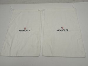MONCLER モンクレール くつ収納袋 2枚セット サイズ:W13cm×H26cm シューズ関連用品 [JJ54210]