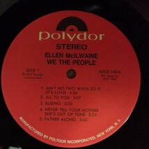 C06 中古LP 中古レコード　エレンマクルウェイン　we the people ELLEN McILWAINE 帯付き国内盤　AISLE-1004 フリーソウルコレクション_画像3