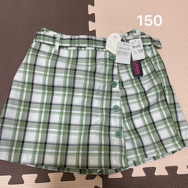 未使用タグ付き スカート風ショートパンツ キュロット 150