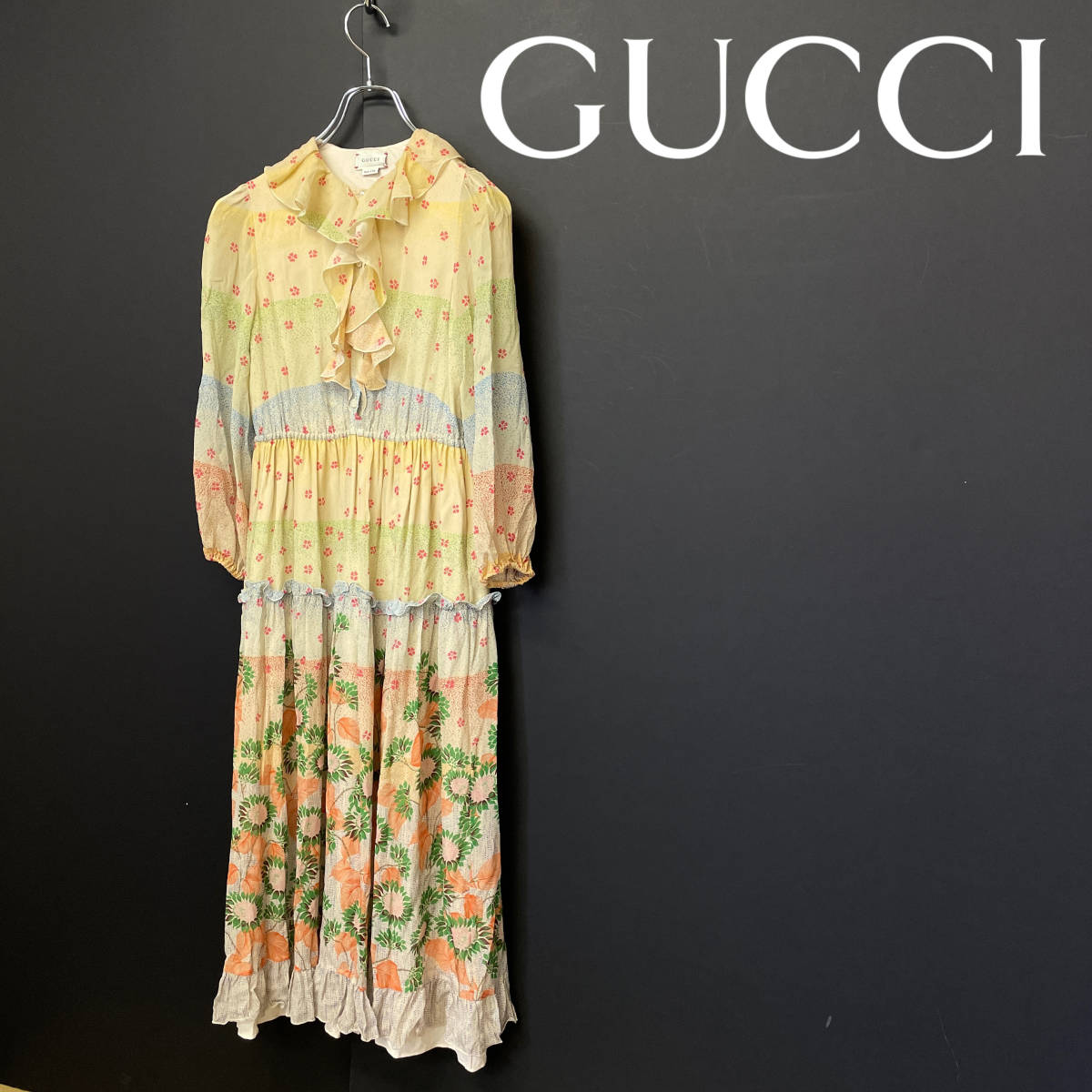 Yahoo!オークション -「gucci ワンピース」(ワンピース（ロング