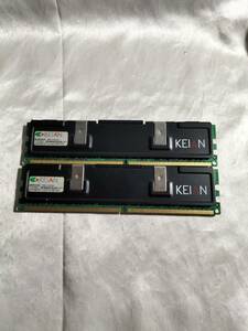 ★メモリ DDR2 PC2 1GＸ2枚セット KEIAN●メモリ(C30510)