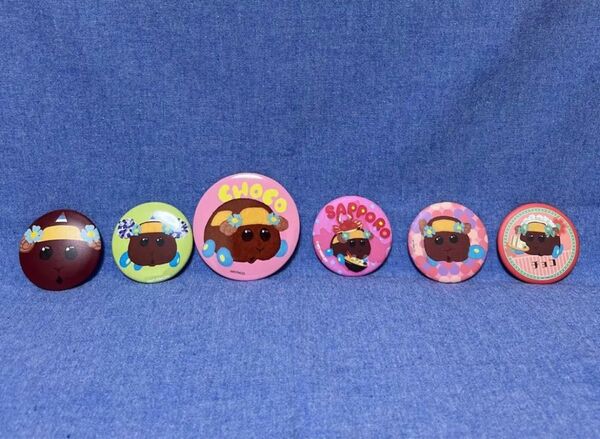 プイプイモルカー チョコ 缶バッジ セット
