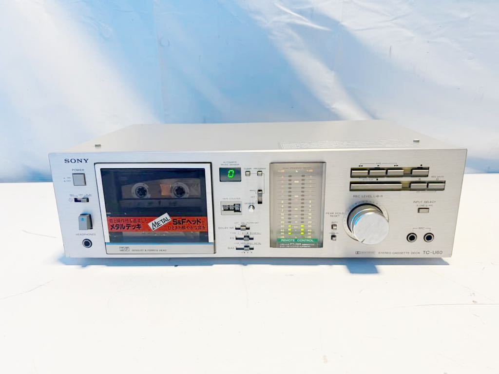 SONY TC-1265 カセットレコーダー　コード付き