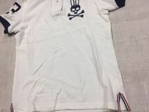 【送料無料】 サイコバニー Psycho Bunny フェアファクス製 FAIRFAX ゴルフ 刺繍 半袖ポロシャツ レディース 日本製 0 白_画像3