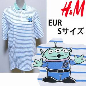 ワケアリ【H&M】ショート丈ワンピース トイストーリー エイリアン EUR Sサイズ 半袖Tシャツ