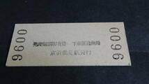 京浜急行電鉄　B型硬券　雑色・川崎大師←京浜鶴見→仲木戸　小　日付なし_画像4