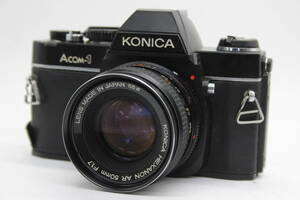 【返品保証】 コニカ Konica ACOM-1 ブラックボディ Hexanon AR 50mm F1.7 ボディレンズセット C7297