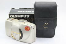 【返品保証】 【元箱付き】オリンパス Olympus μ Zoom 140 VF ゴールド Multi AF 38-140mm ケース付き コンパクトカメラ C7317_画像1