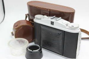 【返品保証】 アグファ Agfa Isolette II Apotar 85mm F4.5 ケース付き 蛇腹カメラ C7341