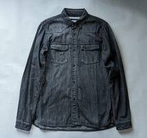 White Mountaineering 6oz DENIM STUDS WESTERN SHIRT 0 WM1473110 ホワイトマウンテニアリング デニム シャツ _画像2