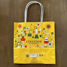 L’OCCITANE ロクシタン ラッピング ギフトバック マチあり 限定紙袋 ロゴ メッセージカード シール 2セット プレゼント ギフト 封筒 新品_画像5