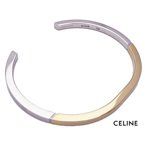 Новая Celine Celine Gold &amp; Silver Tone Bangle ★