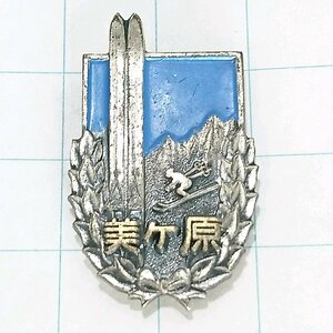 送料無料)美ヶ原高原 ご当地 観光地 登山 山登り 旅行 記念 山バッジ ピンバッジ PINS ピンズ A17181